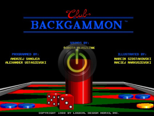 Club Backgammon Game