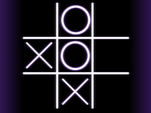 Super Neon Tic-Tac-Toe Game