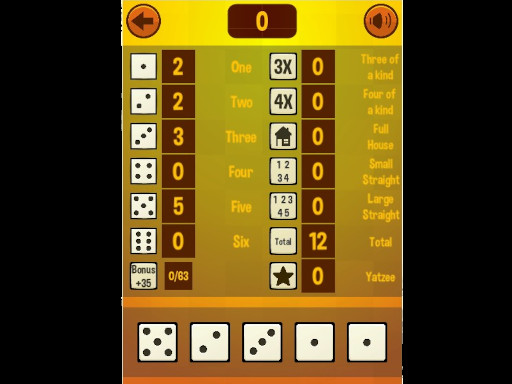 Yatzee Game