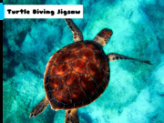 Turtle Diving Jigsaw Game Online